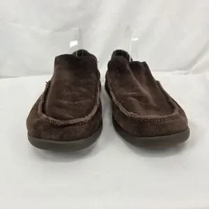 crocs Men\'s 14756 Santa CZ SDE Loafer Brown Suede 13 Crocs Suede Loafers Mens Size 7M Brown Slip On Shoes Art No  main image 3